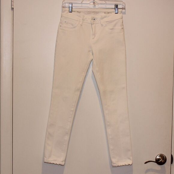 DL1961 White Skinny Jeans Women size 24 - Picture 1 of 14